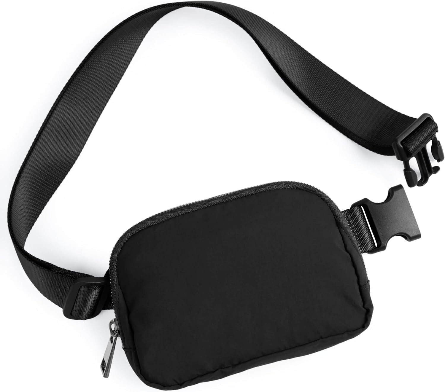 Unisex Mini Belt Bag Adjustable Strap Fanny Pack Running Traveling Hiking Black