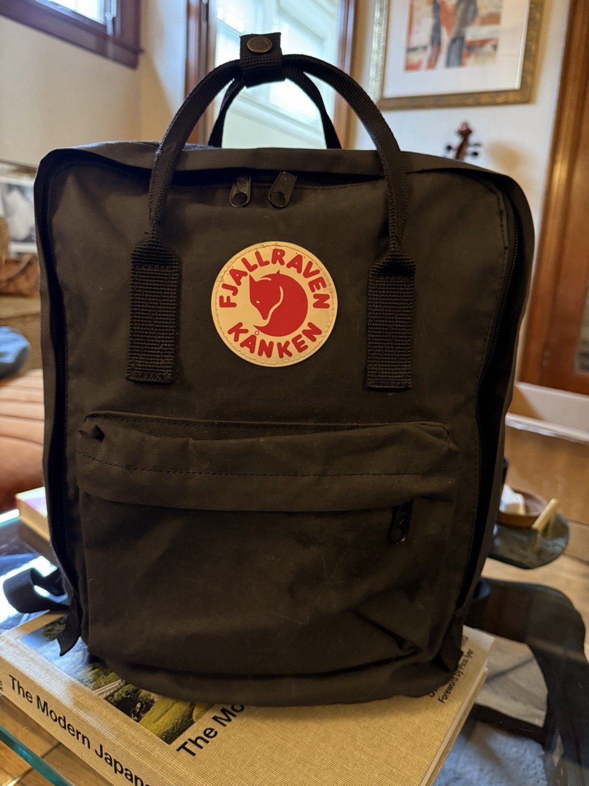 Fjällräven Kanken Classic Black Backpack Laptop Bag