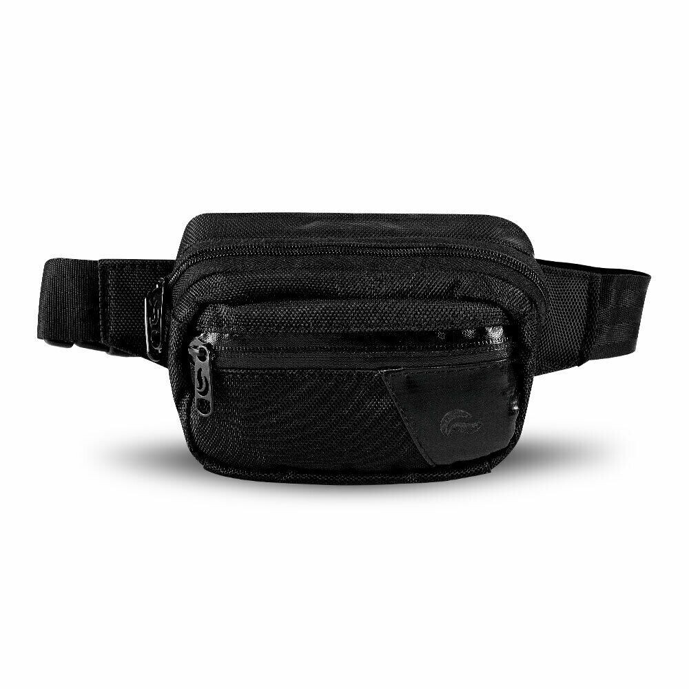 Skunk HIPSTER Bag Odour Proof Smell Proof Carry Bag Waist Bag Fanny Pack BLACK