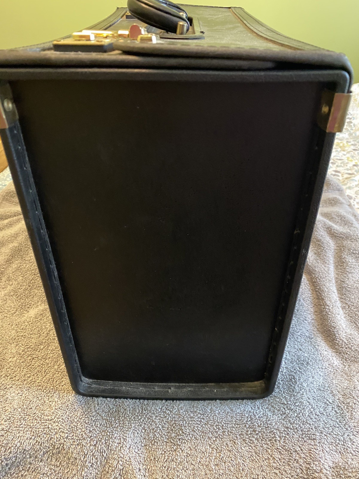 Vintage Black Briefcase