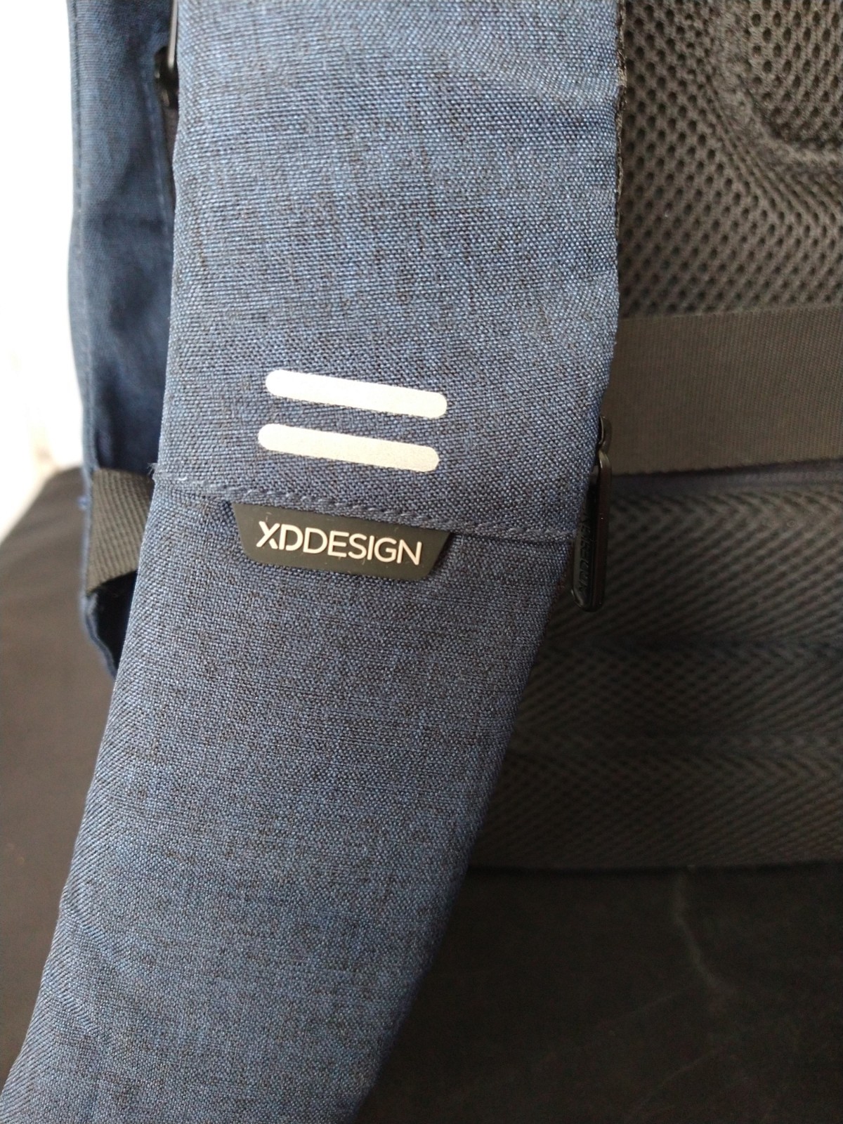 XD Design Backpack Bobby BLUE Anti Theft Travel Laptop USB Port/RFID Stash Area