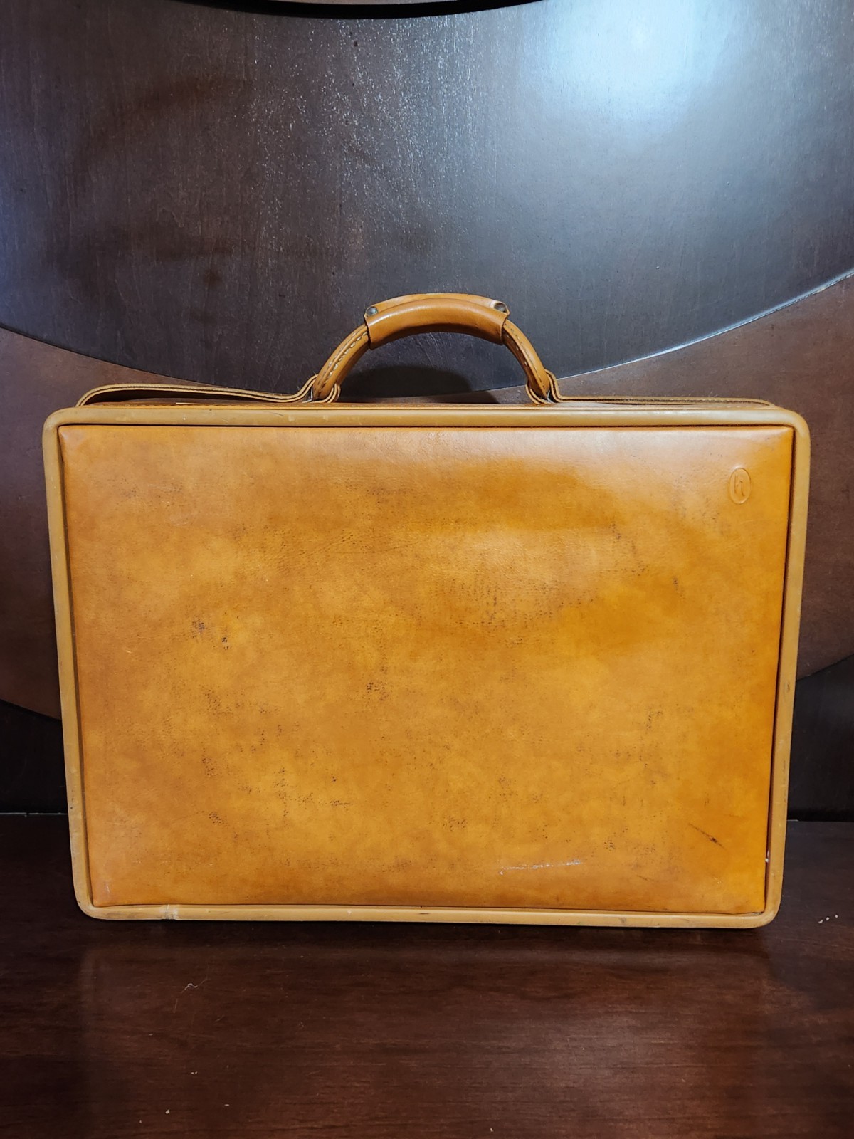Vintage Hartmann Belting Leather Attaché Overnighter Briefcase 18″X14″X5″