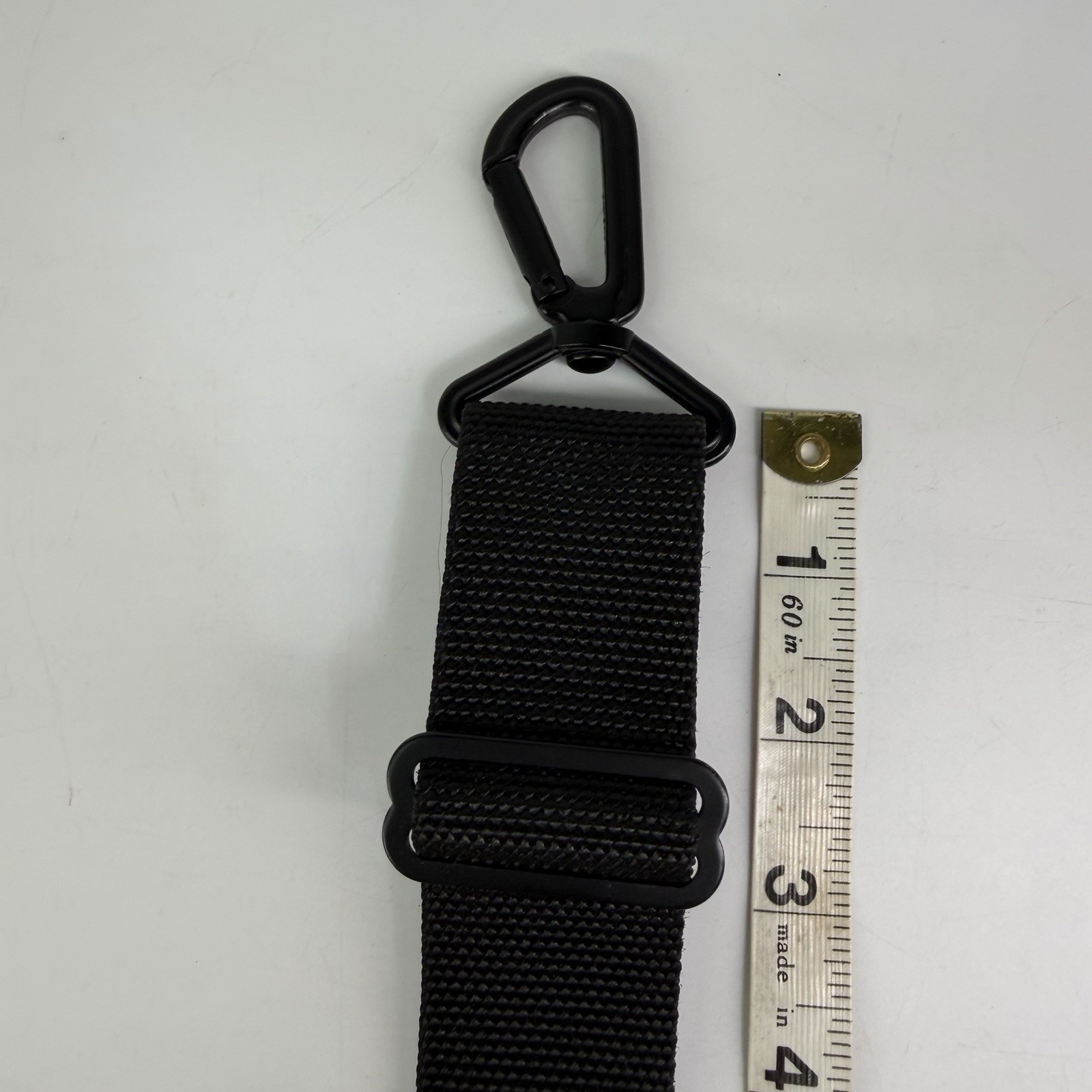 Eagle Creek 56” Shoulder Strap Padded Black Metal Hardware Clip Travel Hiking