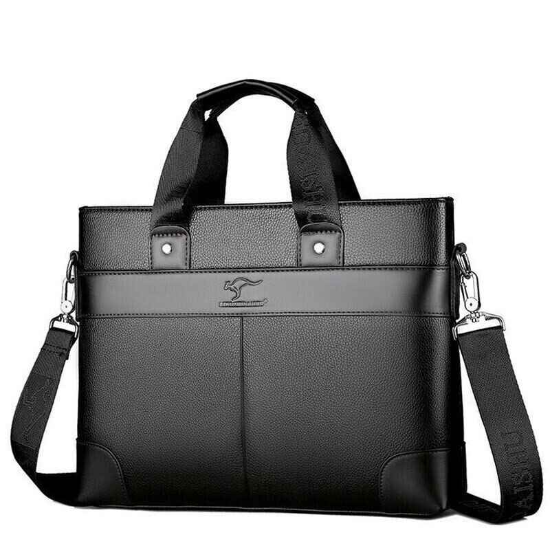 New Mens Briefcase Leather Business Totes Messenger Bag Laptop Handbag