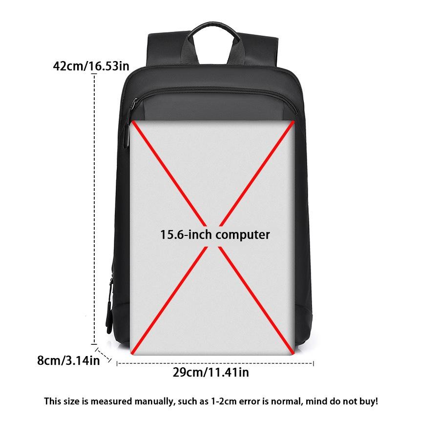 Waterproof Backpack Ultra-lightweight Men’s Backpack Stylish 15.6-inch Laptop