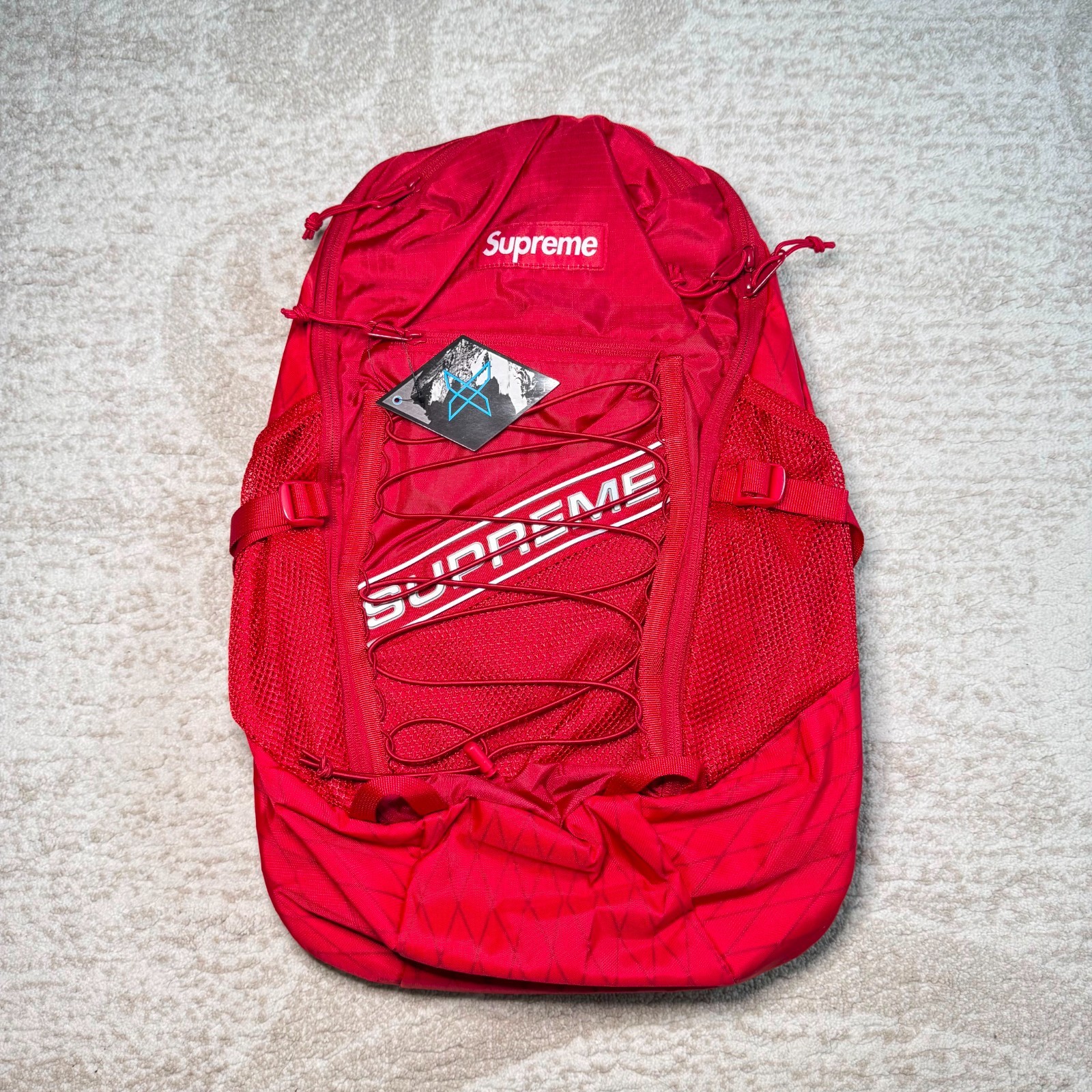 Supreme 3D Logo Backpack Red FW23 Authentic New With Tags