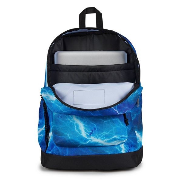 JANSPORT CROSS TOWN PLUS 17″ BACKPACK – ELECTRIC BOLTS