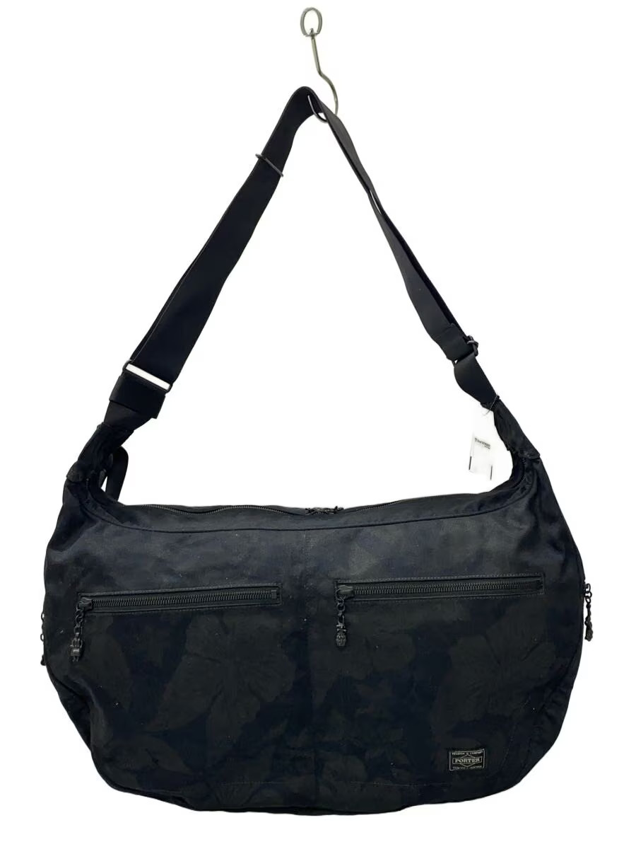 PORTER ALOHA PORTER LOCO Shoulder Bag BLK Floral