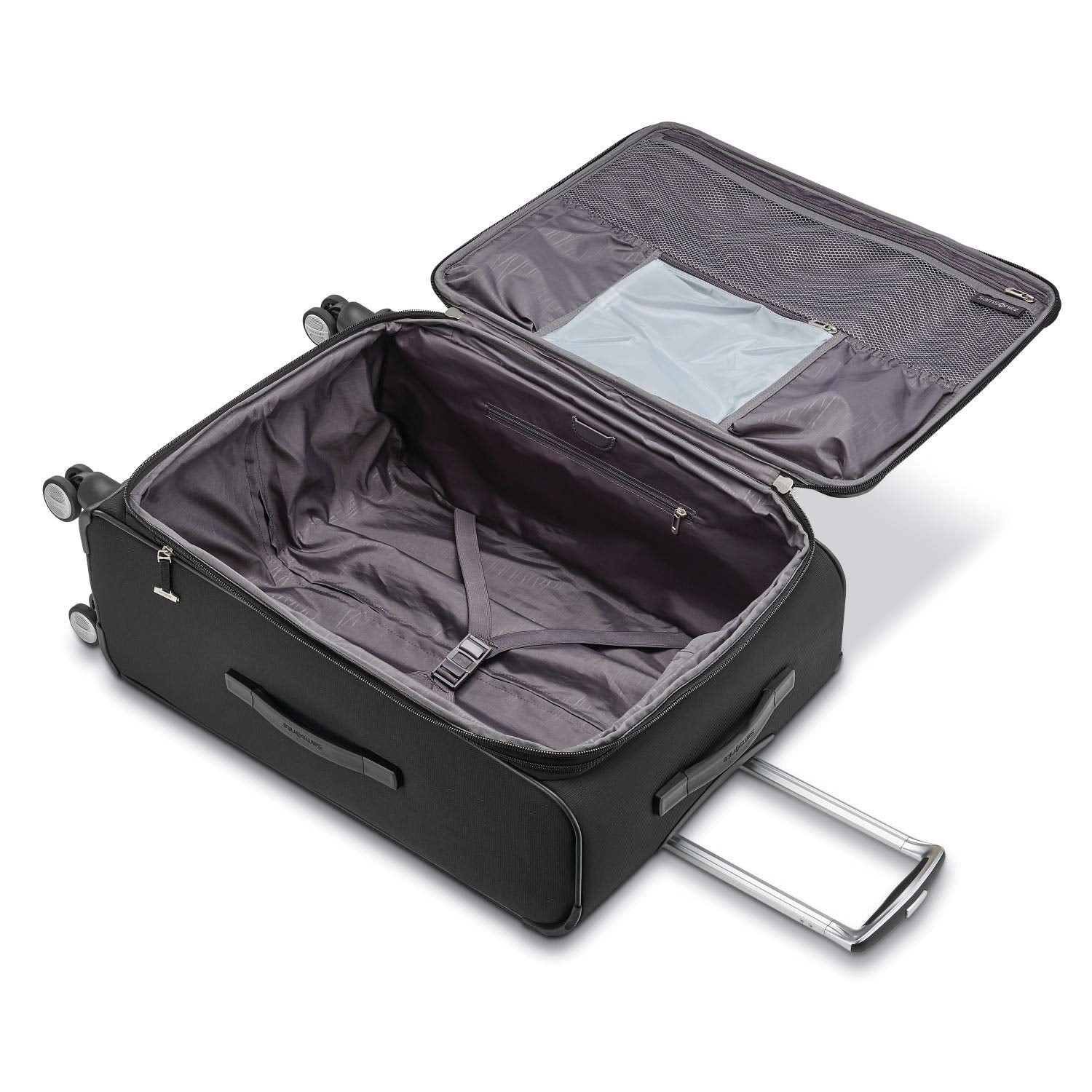 Samsonite SoLyte DLX 29-Inch Expandable Spinner Black Checked Large 29 Inch U1