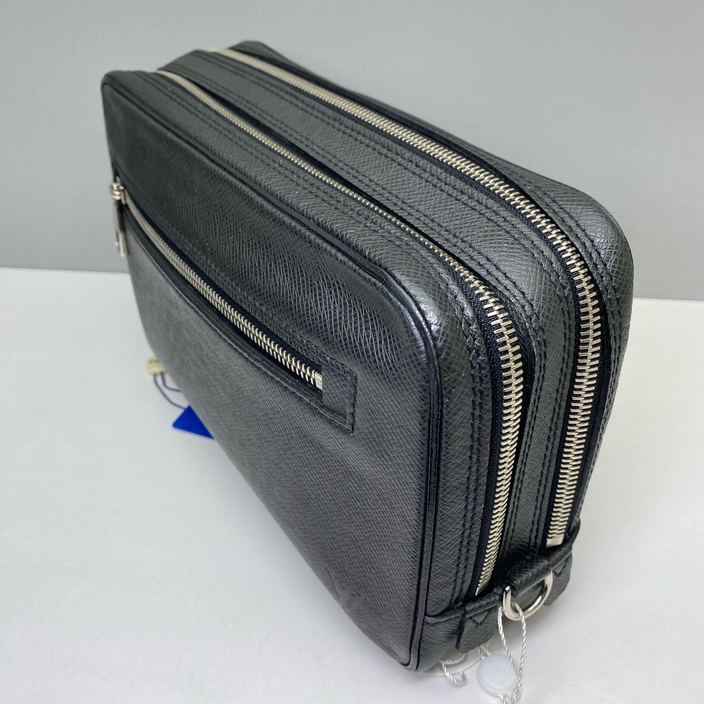 Louis Vuitton Pre-Owned Authentic Clutch Black 26×16.5x8cm Cowhide