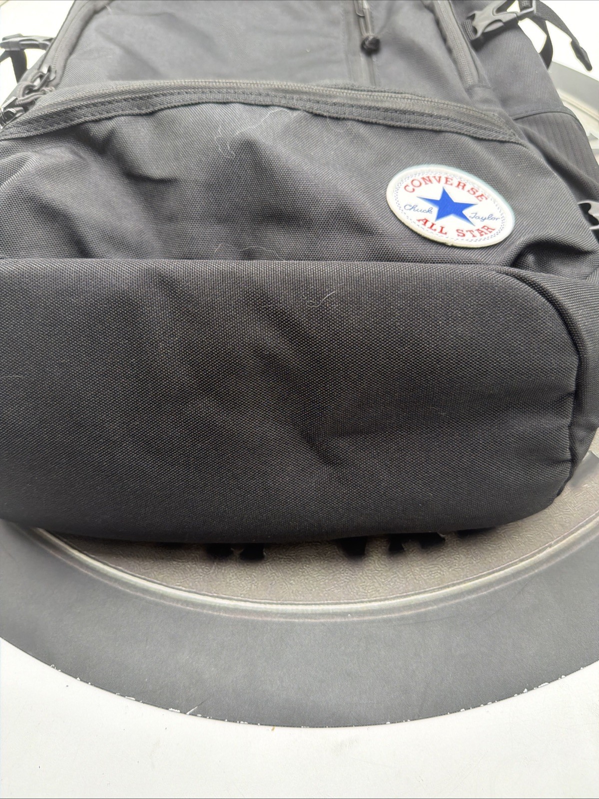 Converse Chuck Taylor All Star Straight Edge Laptop Backpack, Tear **See Pics**