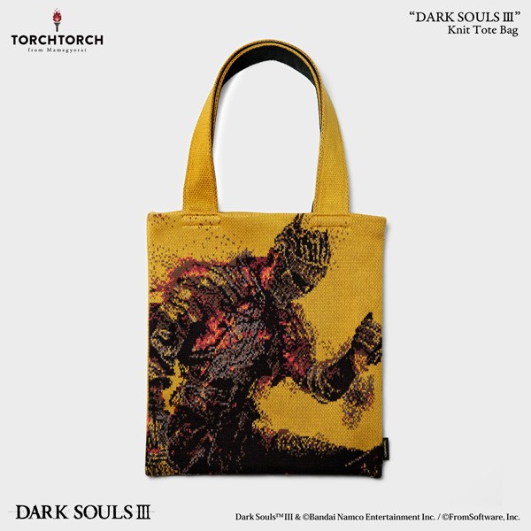 Dark Souls III TORCH TORCH Knit Tote Bag Official Japan Limited