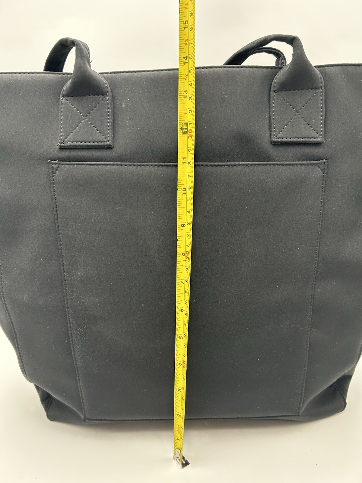 L.L. Bean Large Black Computer Shoulder Tote Bag Multiple Pockets Professional