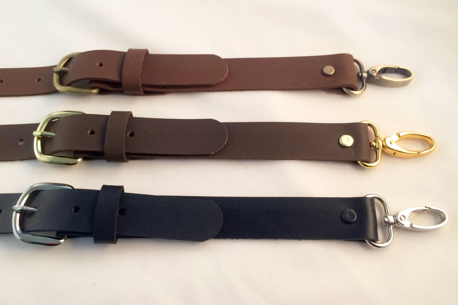 1″ Quality Durable Leather Adjustable Cross Body Purse Hand Bag Strap 7 Lengths