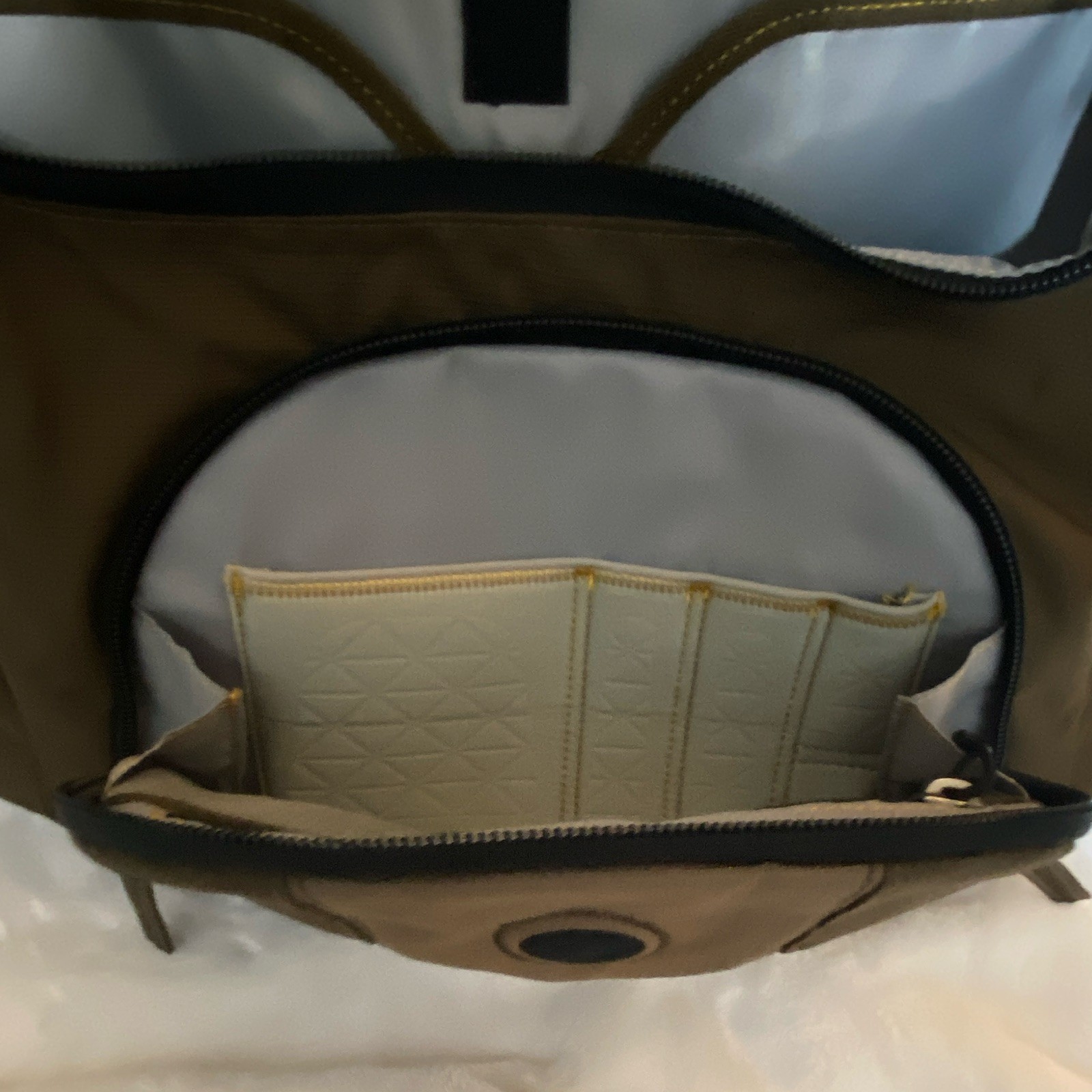 KEEN HybridLife Messenger Bag, Laptop, Olive Tan Adjustable Strap Organizer