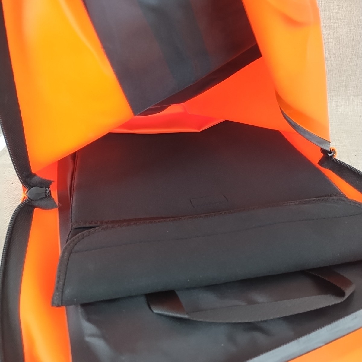 Cold Jack Athletic Backpack Orange Water Resistant Holds 14” Laptop NEW READ
