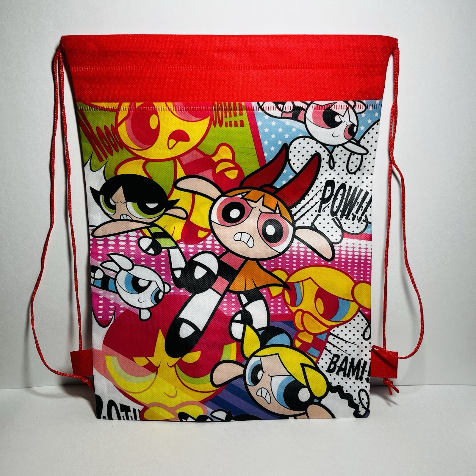 Cartoon Network Super Smash-Up Draw String Backpack Powerpuff Girls Ed Edd Eddy