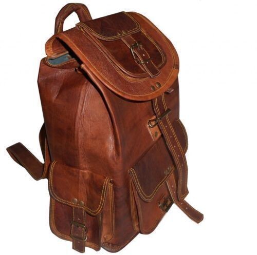 Bag Leather Backpack Men S Laptop Satchel Genuine Rucksack Shoulder Bag