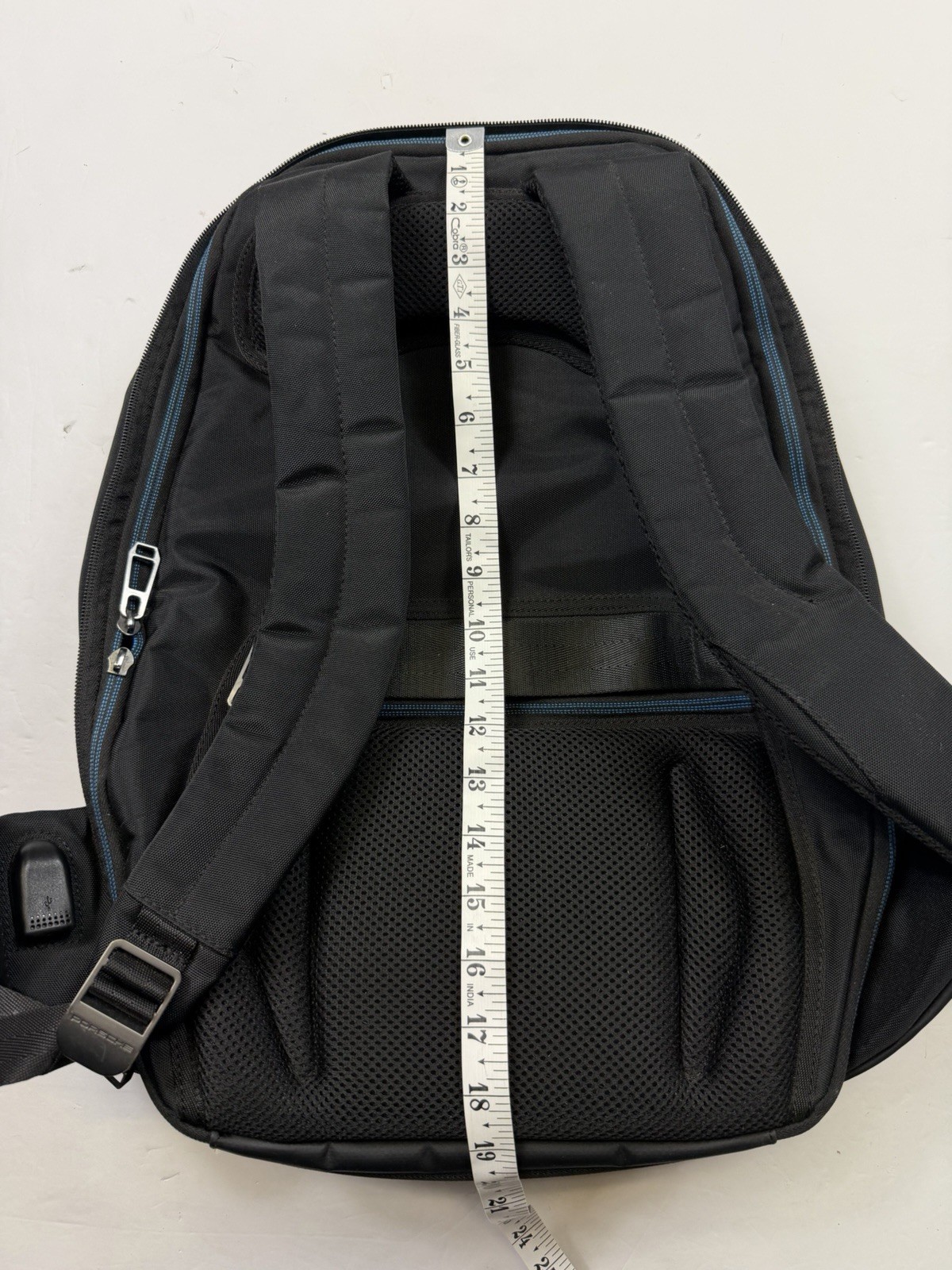 Porsche Taycan Rucksack Backpack Black x Gray x Blue (BT1)