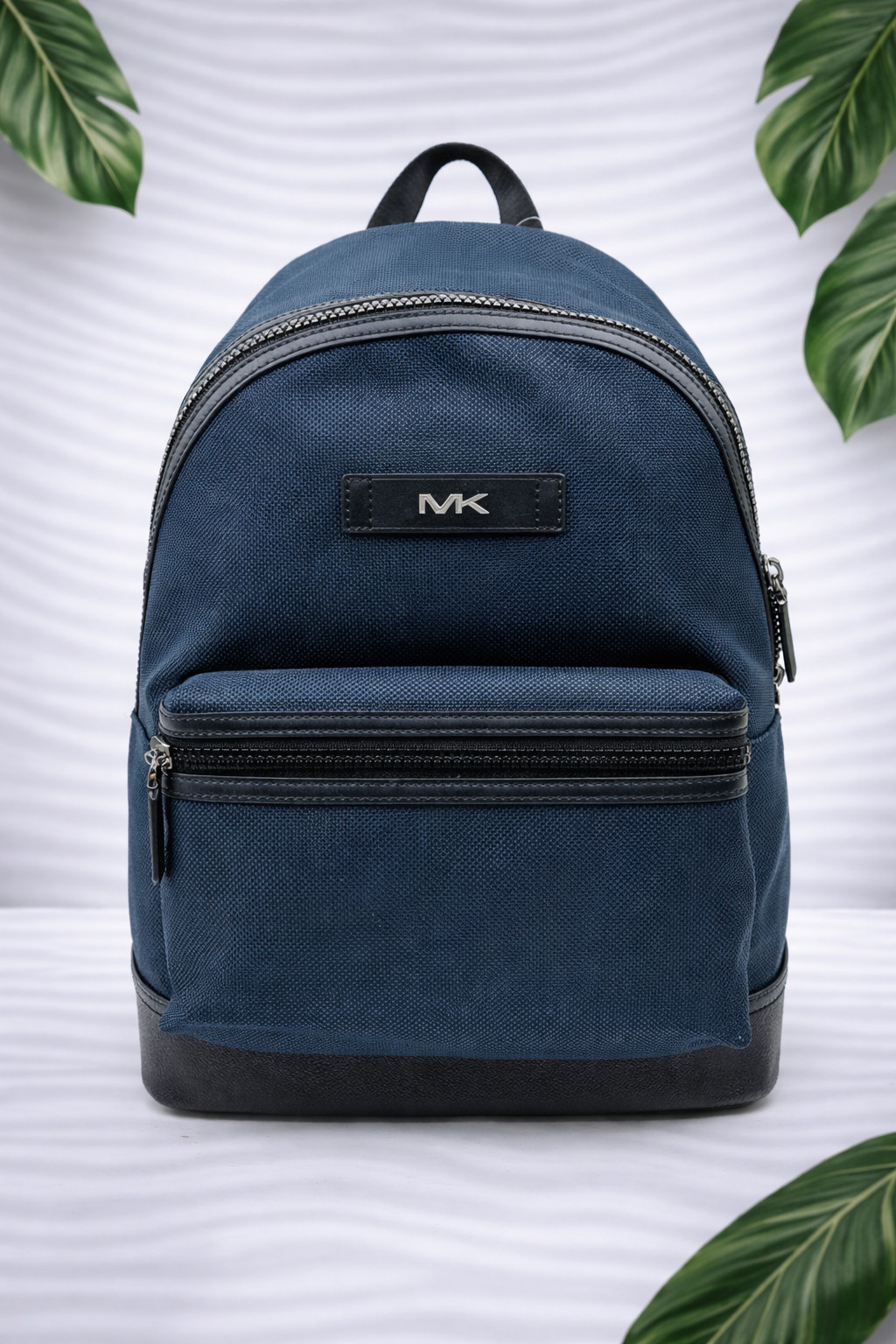 Michael Kors Kent Sport Large Backpack Navy Nylon NWT Authentic