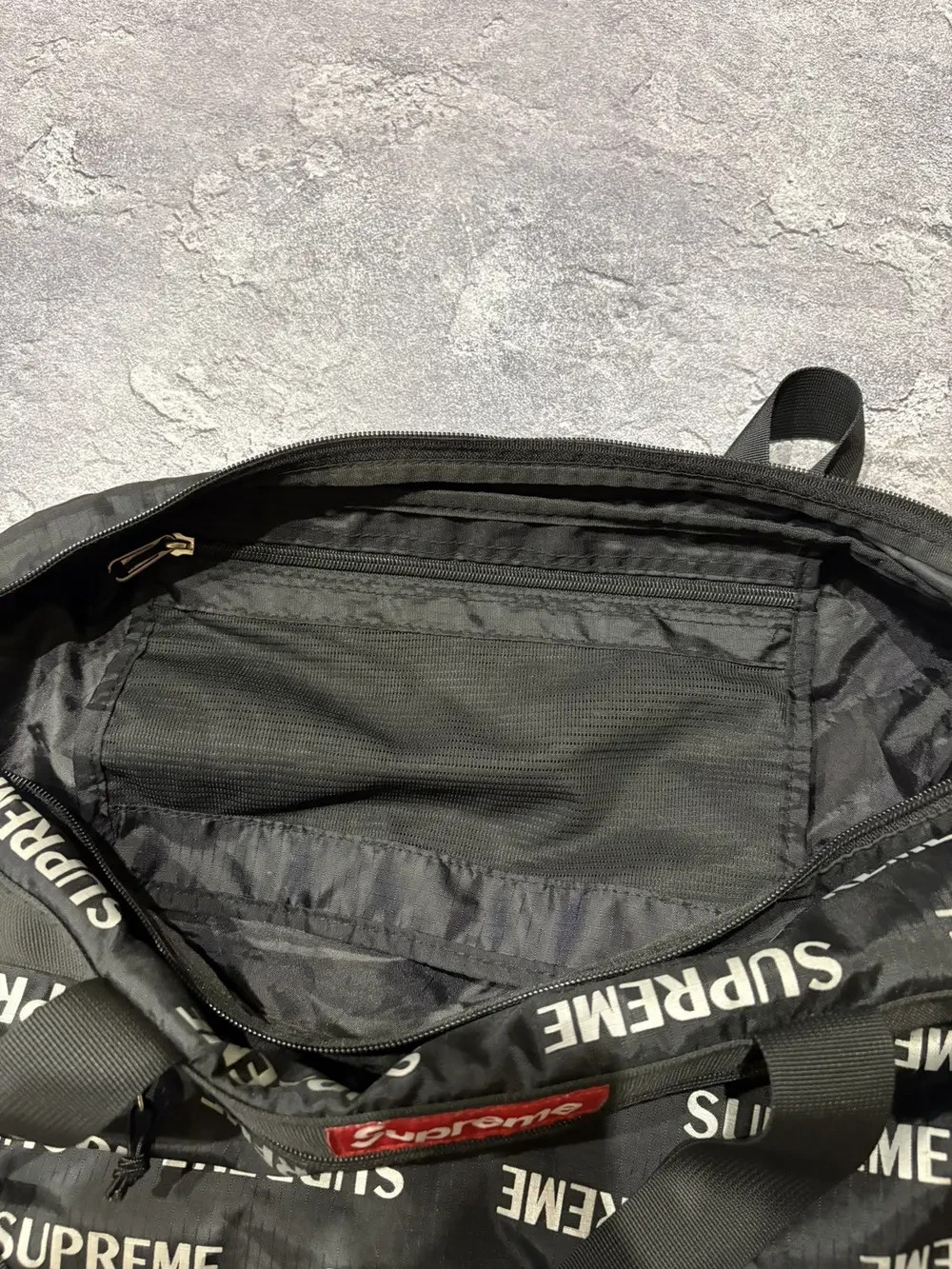 Supreme 3M FW16 Reflective Repeat Duffle Bag