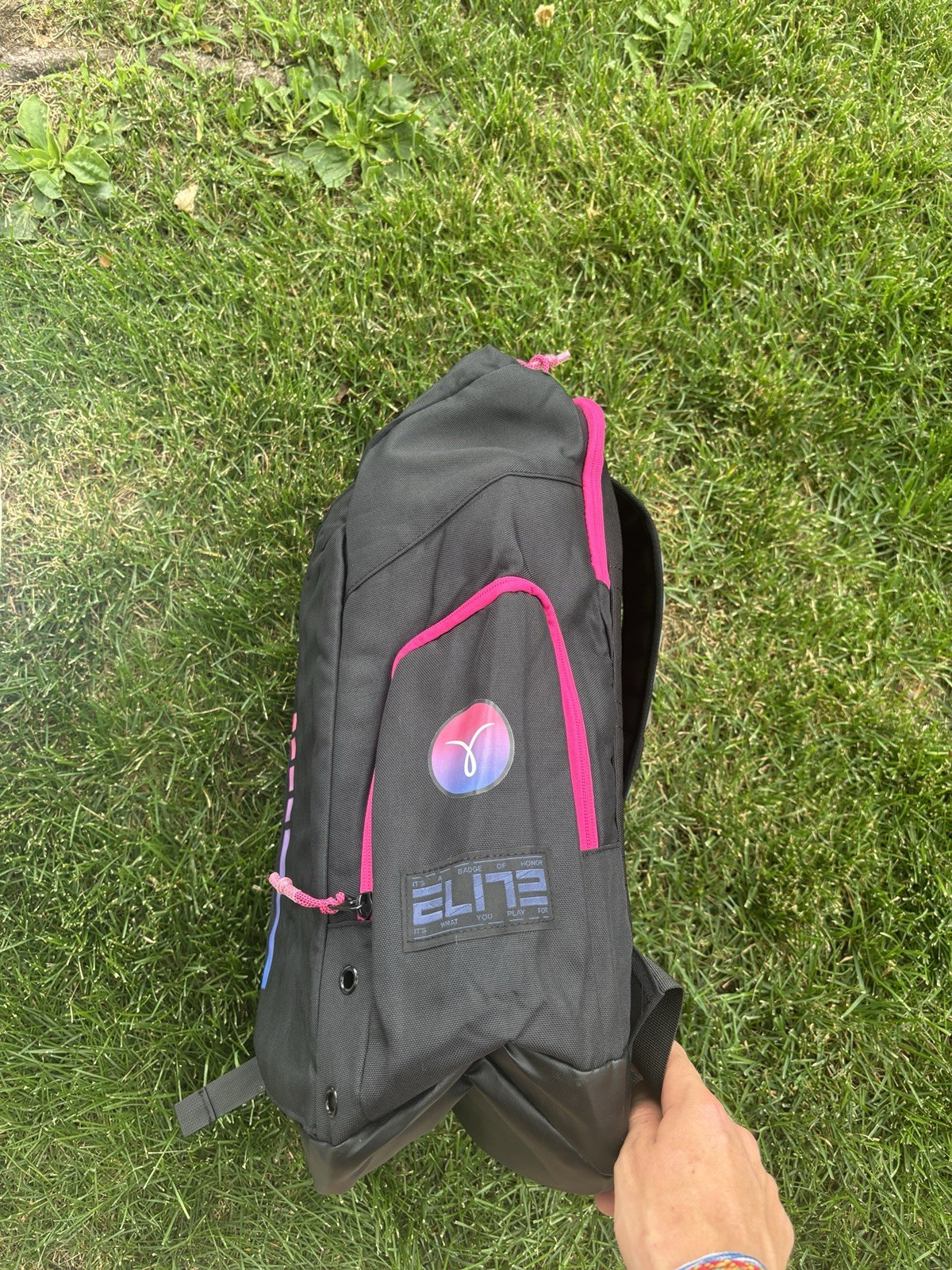 Nike Elite Pro Basketball Backpack Breast Cancer Awareness BA6164-011 Black Pink