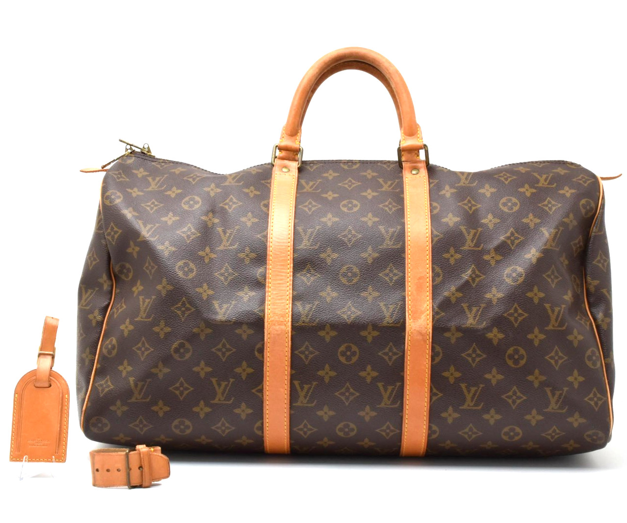 Auth Louis Vuitton Monogram Keepall 50 M41426 Boston Bag 【Condition:A】 VI884