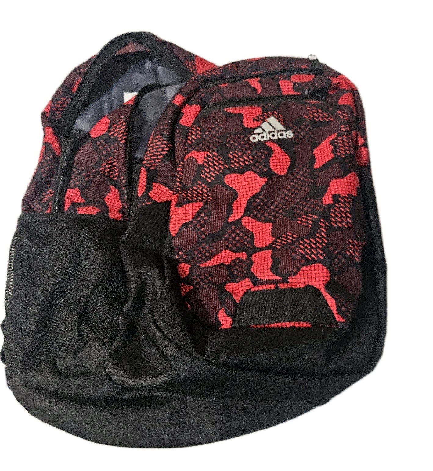 Adidas Red Camo laptop Backpack Backpack Camo EUC