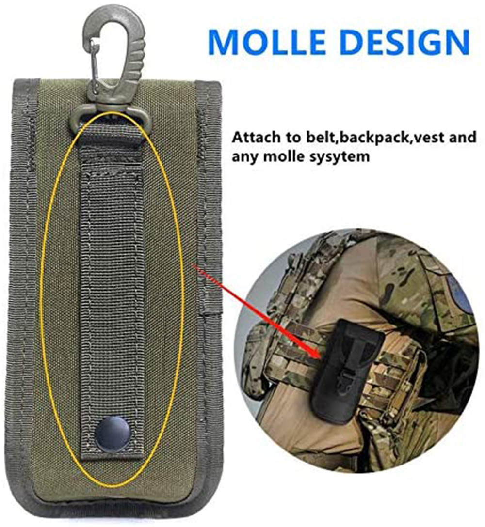 Tactical Sunglasses Hard Case Eyeglasses Sturdy Carrying Case with Belt Clip US