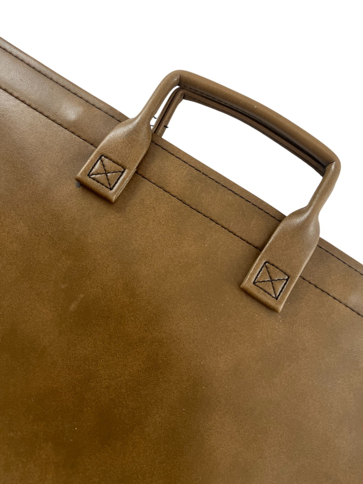 VTG FENDER Guitars Executive Document Case Music Bag Hinged Briefcase Leather