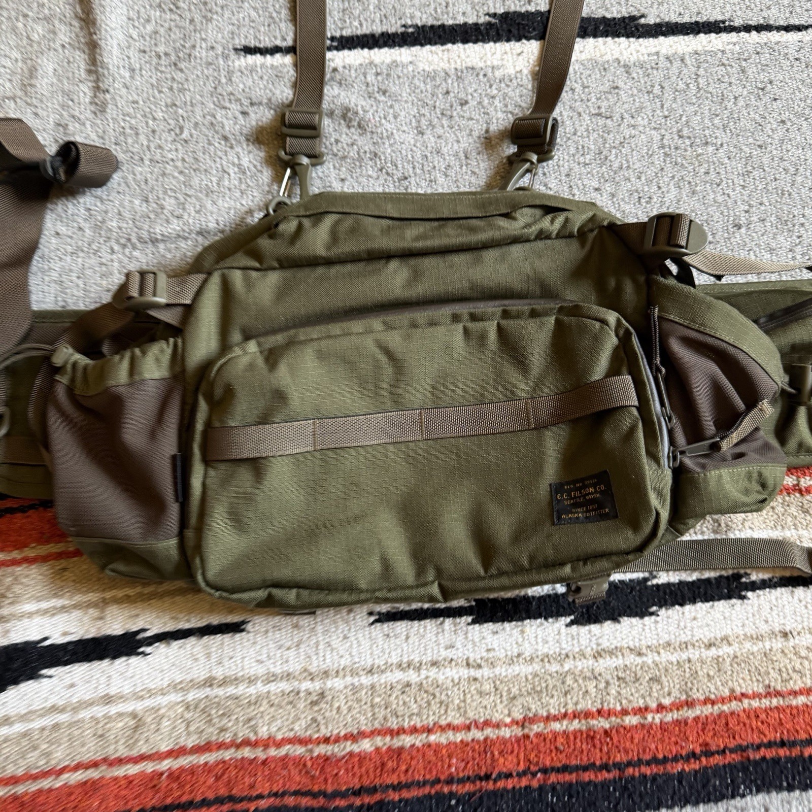 Filson Ripstop Nylon Waist Pack – Hunting, Fishing Excellent Condition