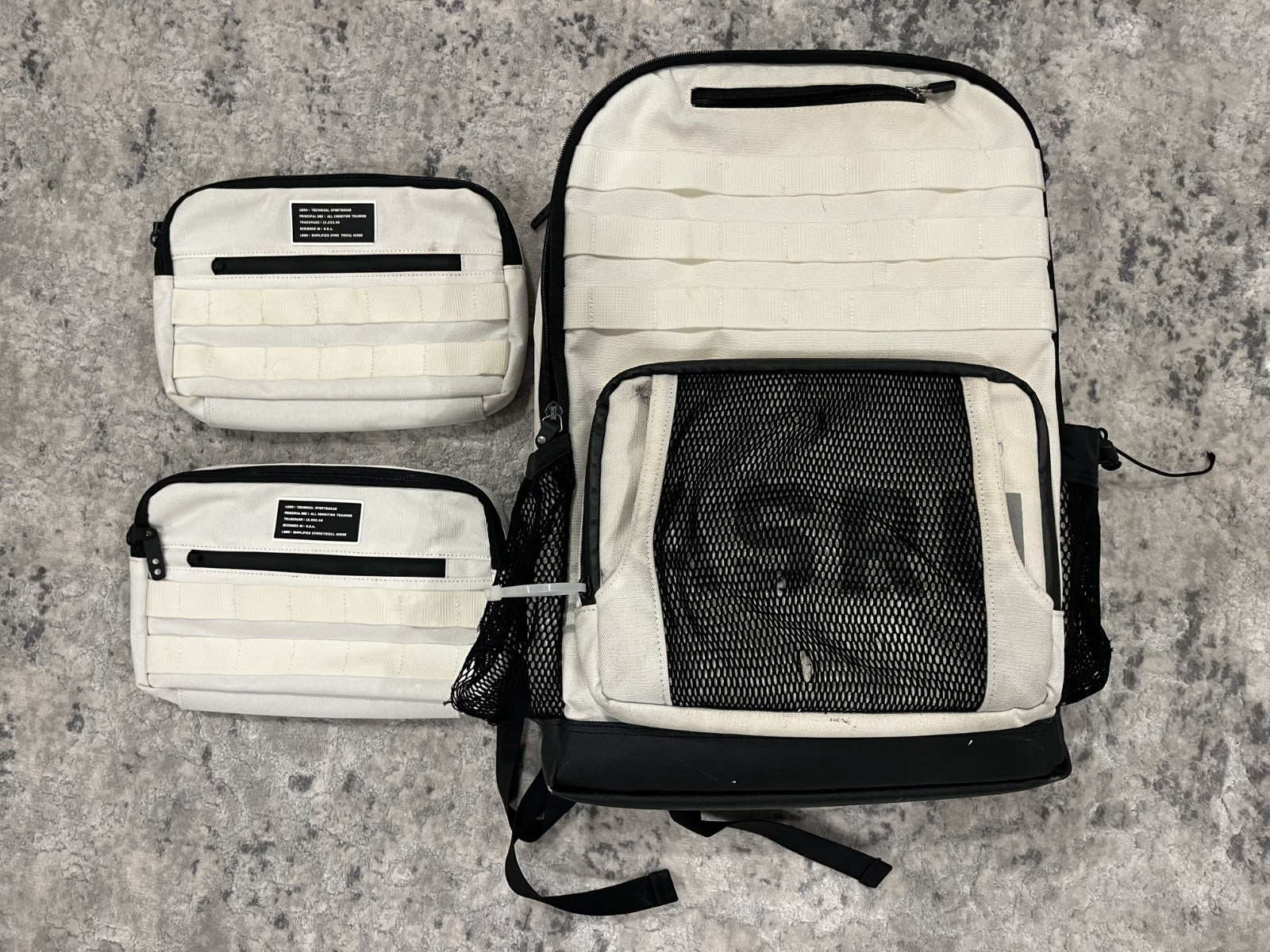 ASRV Retro Gym Backpack + 2 Cross Bags