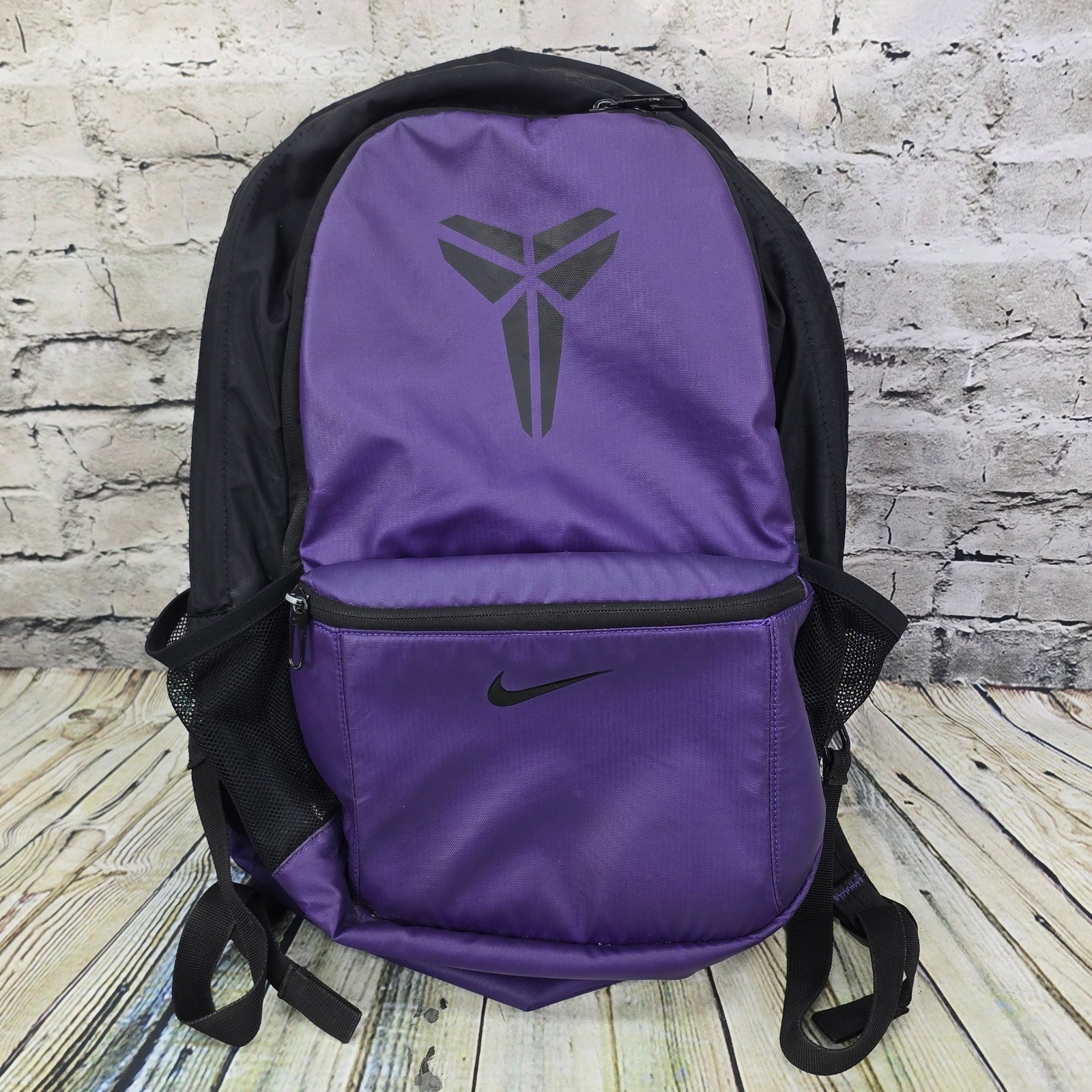 Nike Kobe Bryant KB24 Special Issue Backpack Purple Black Mamba Logo Basketball