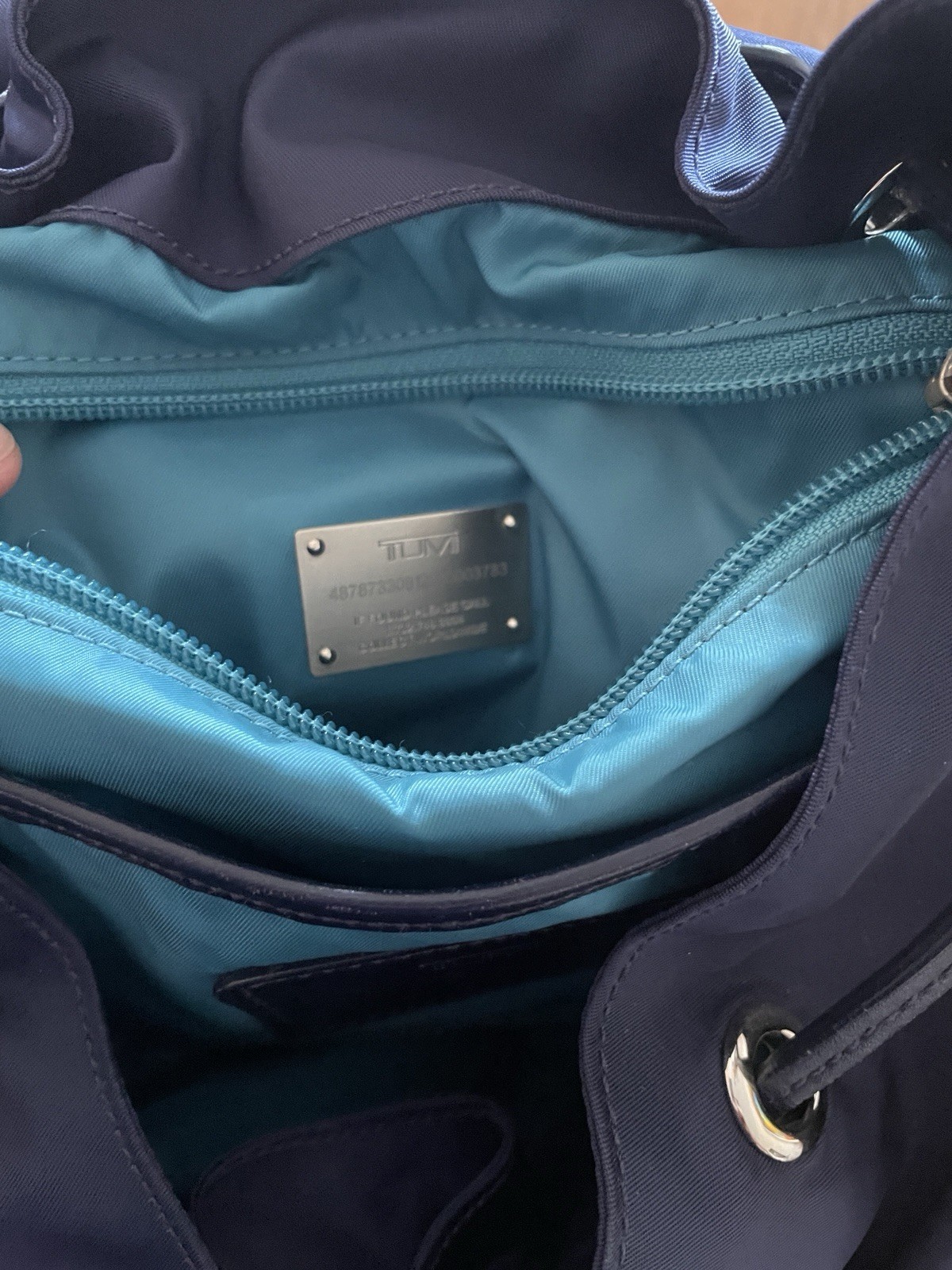 Tumi Cobalt Navy Blue Backpack