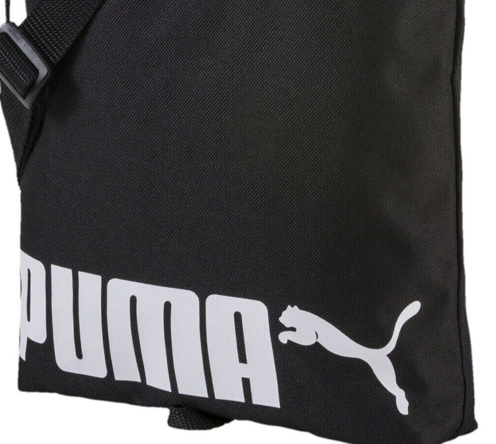 NWT PUMA SOLE PORTABLE Crossbody Shoulder BAG Travel Work Play BLACK WHT Unisex