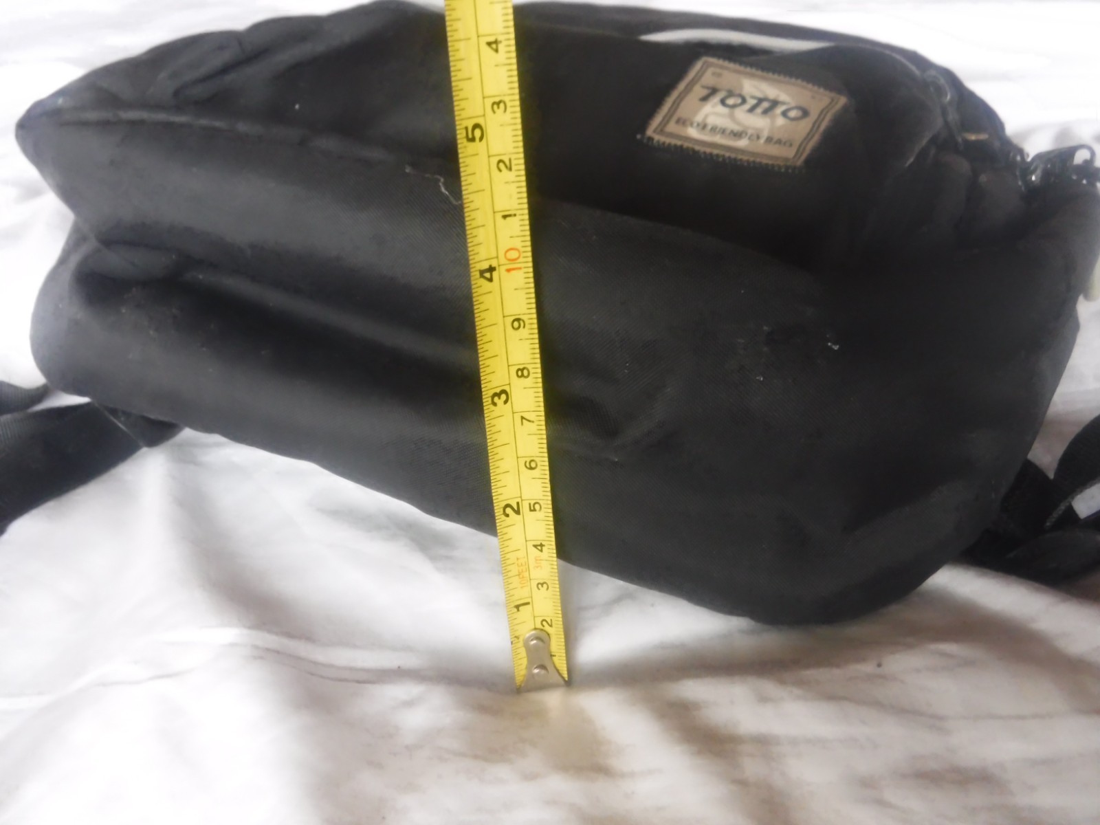 Totto Eco Friendly Bag Black Backpack Pre Owned