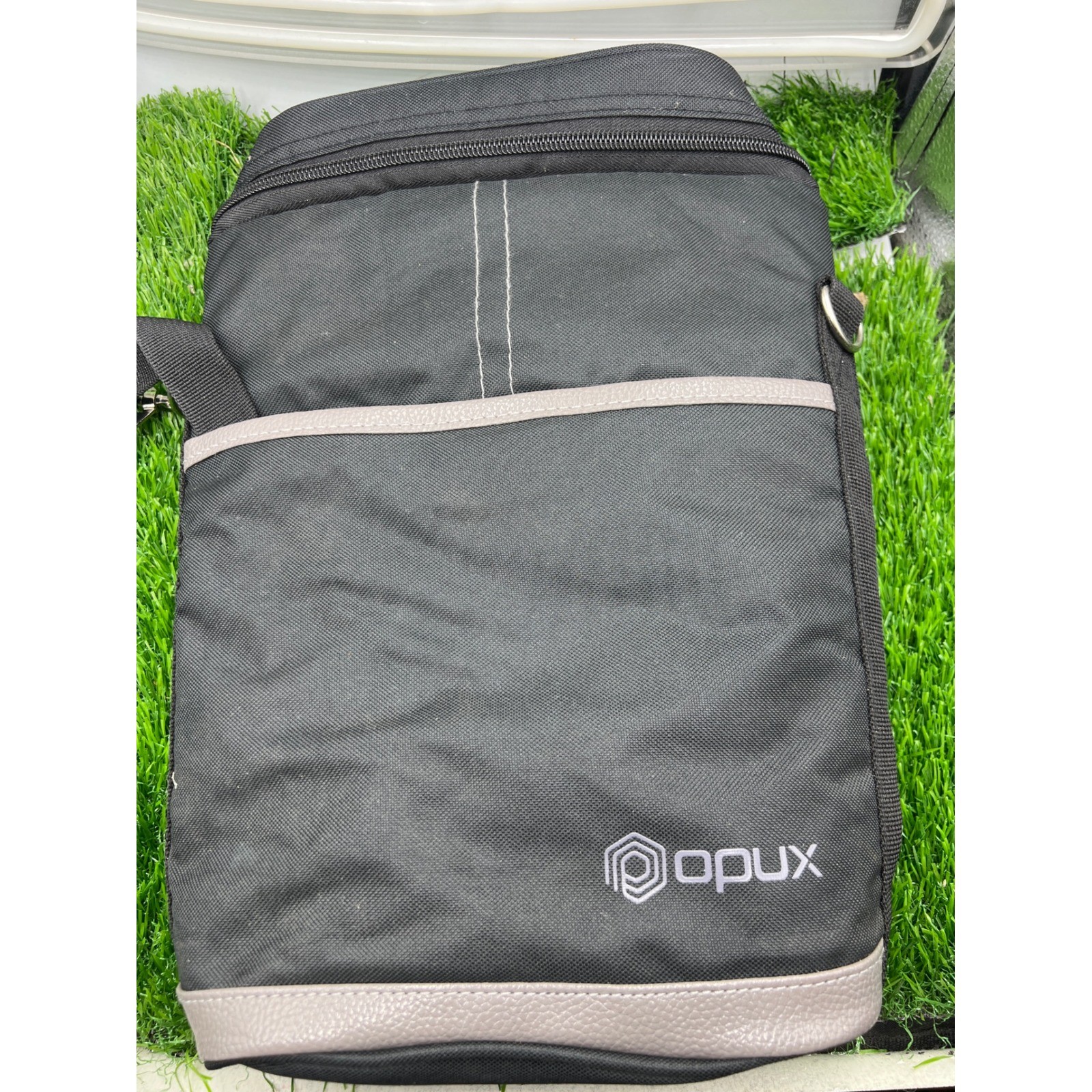 OPUX Black Cooler Bag Crossbody Shoulder Bag Travel Casual Everyday