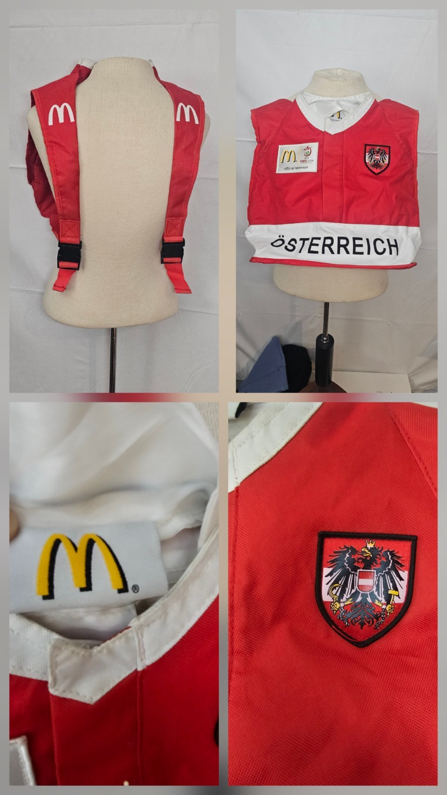 McDonalds Backpack Bag Osterreich Austria Euro 2008 Austria UEFA
