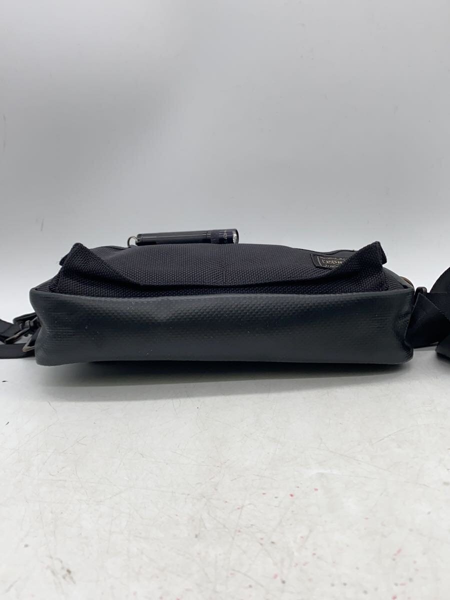 Authentic PORTER Nylon Black Shoulder Bag 14cm x 23cm x 4cm