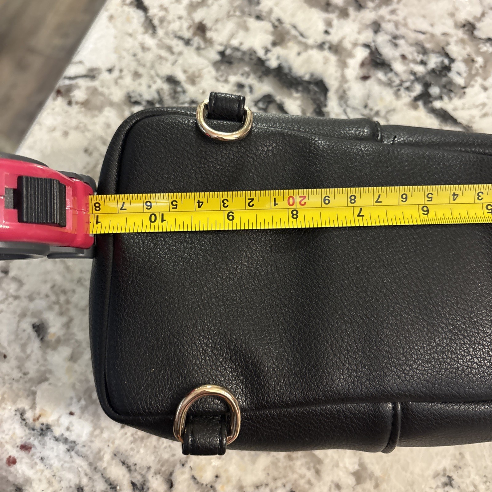 Pink Cove Small Black Crossbody Sling Bag Zip, Adjustable Strap