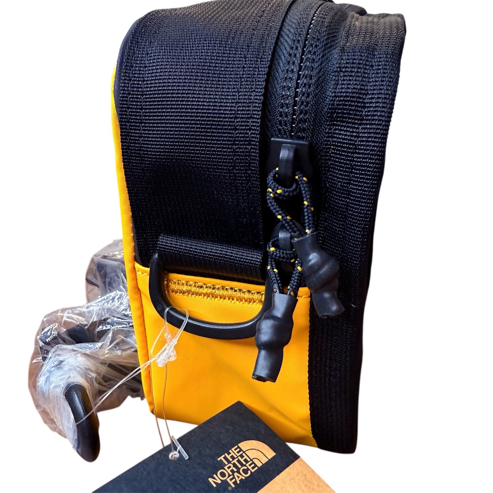 The North Face Explore Bardu II Square Yellow Gold & Black Crossbody Bag Adult