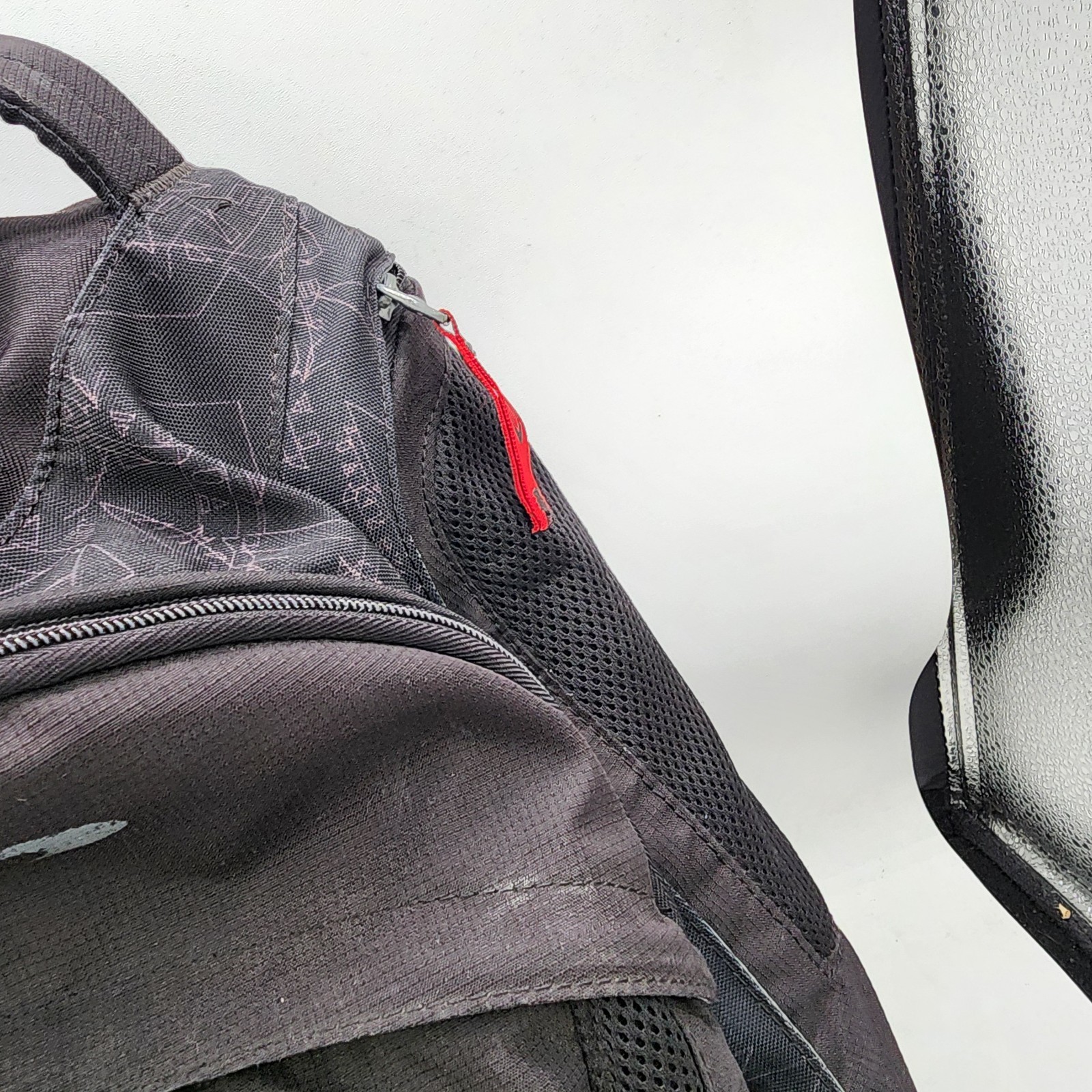 Vintage Y2K Oakley Tactical Backpack Black Red Software 00s 2000s MP3 Headphones