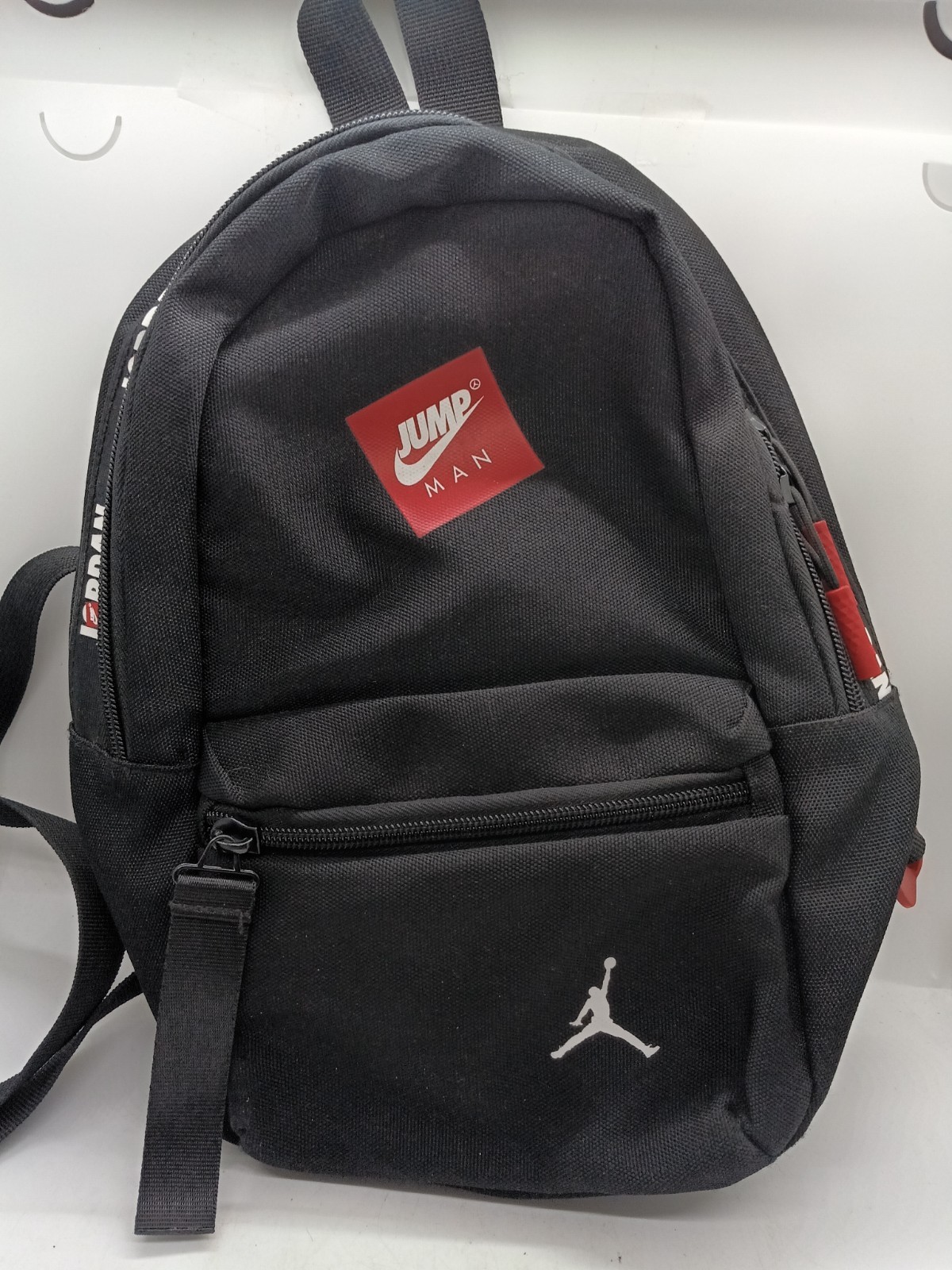 Jordan Jumpman Mini Backpack Black Red White 0505-023 121 Small Daypack Bag 9×12