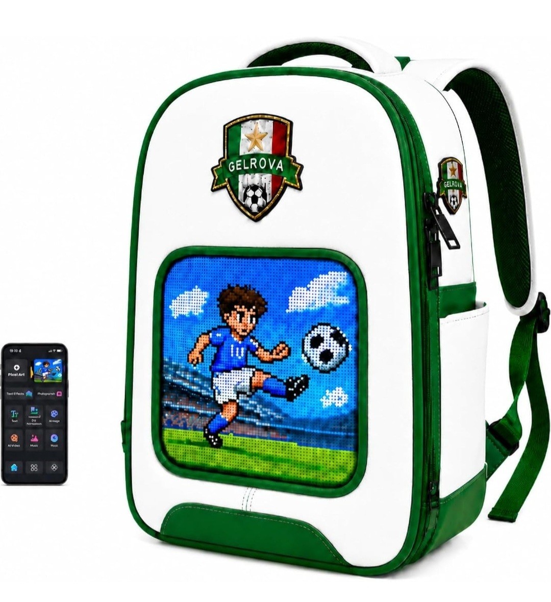 LED Backpack with Programmable Screen, Large Laptop Bag for Men and Women NEW