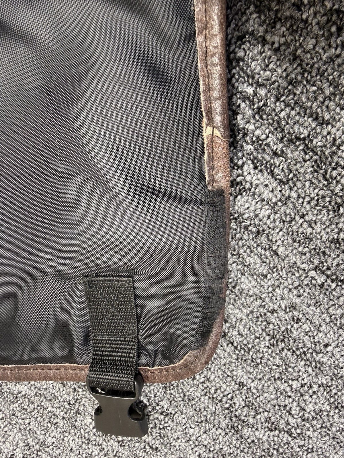 Wilsons Leather Black Leather Backpack Multiple Pockets Roomy Main Section