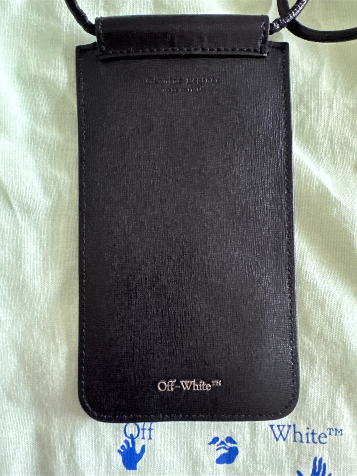 Off-White Men’s Diag Neck Strap Phone/Cardholder