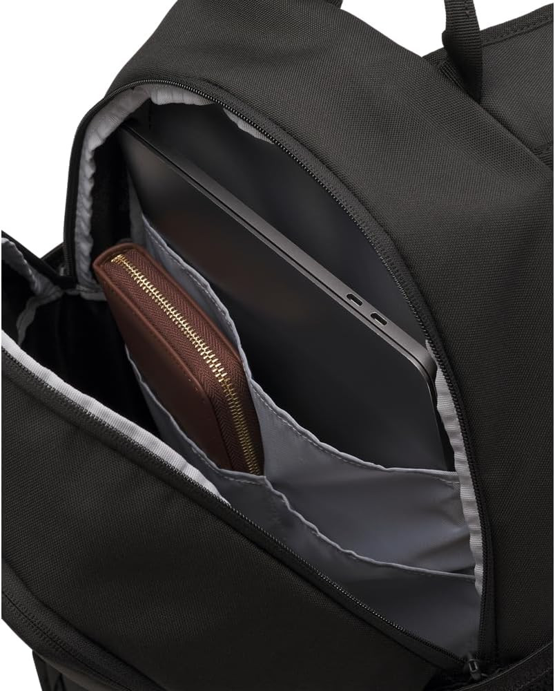 Unisex Hustle Sport 6.0 Backpack in Black/Metallic Silver, One Size Fits Most