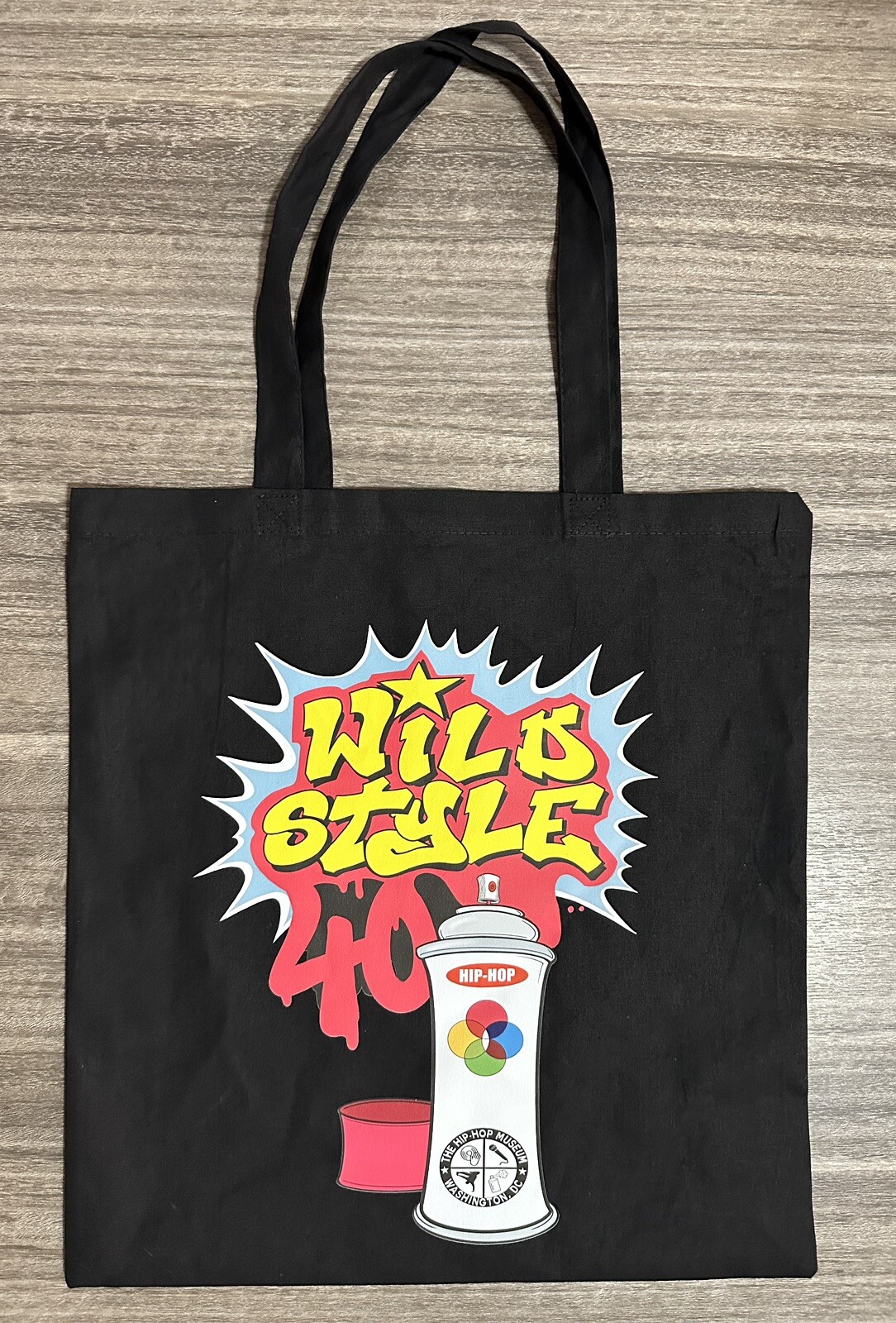 Authentic Wild Style National Hip Hop Museum Tote Bag Graffiti Art Carry