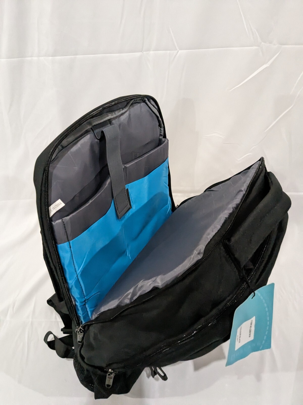 DUSLANG Backpack for 17 Inch Laptop, USB Port, Anti Theft, for College Black
