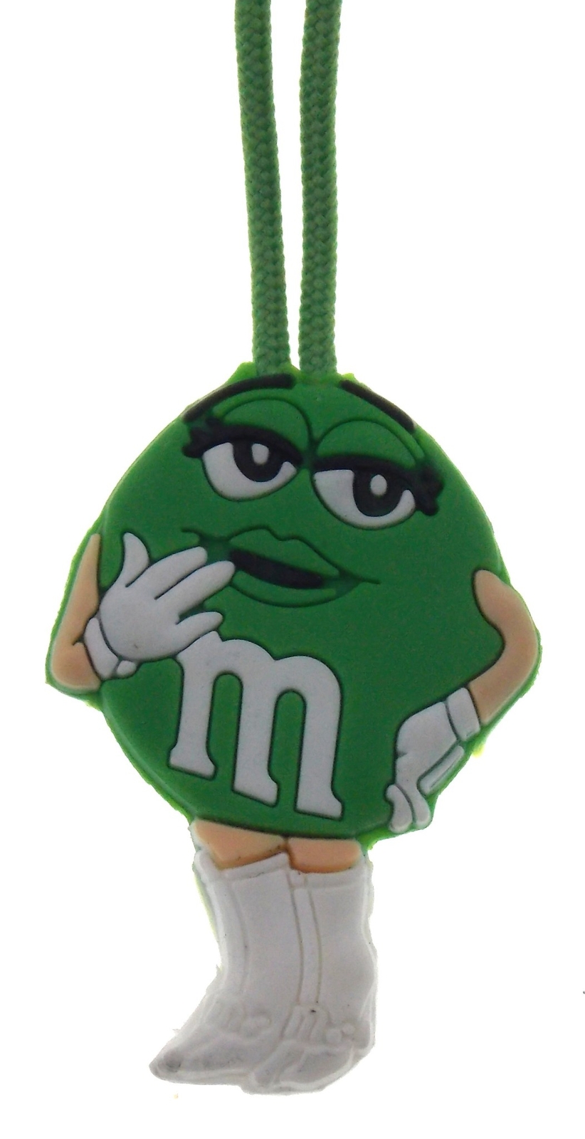 M&M Zipper Pulls Green Set 6 Easy Open Quick ID Suitcase Duffel Bags Backpacks